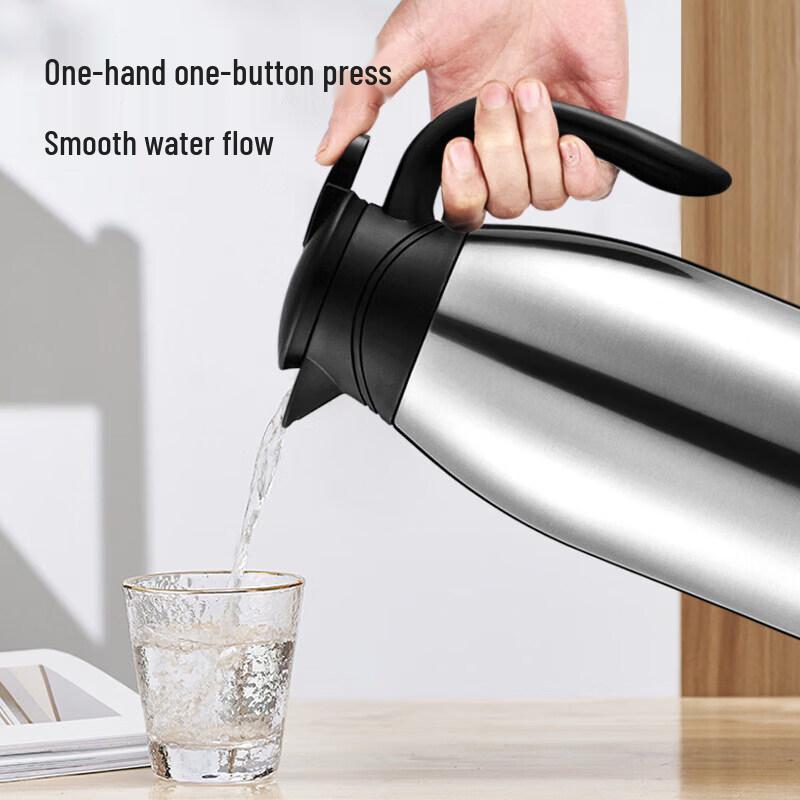 Haers 2L Stainless Steel Thermal Carafe