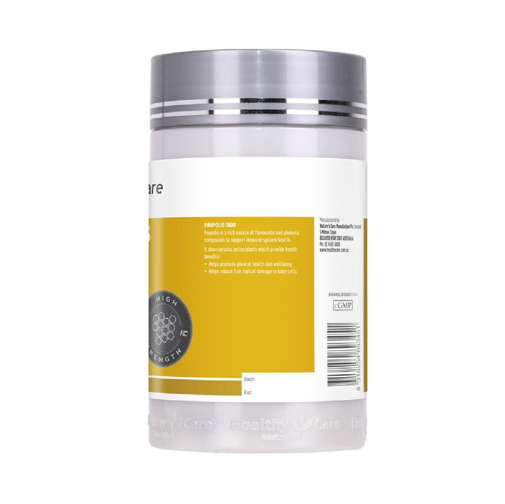 Healthy Care High Strength Propolis 3800mg 200 Capsules