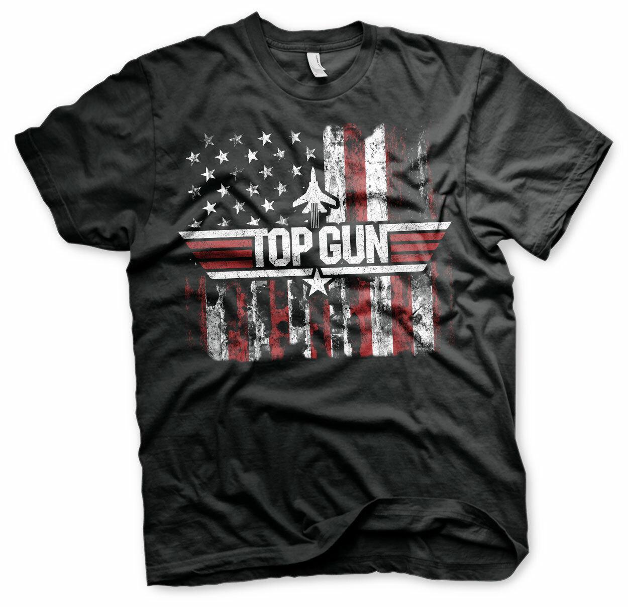 Officially Licensed Top Gun America Men s T-Shirt S XXL Sizes XXL