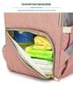 LEQUEEN Multifunctional Fashion Mummy Bag: Large Capacity Mom and Baby Backpack