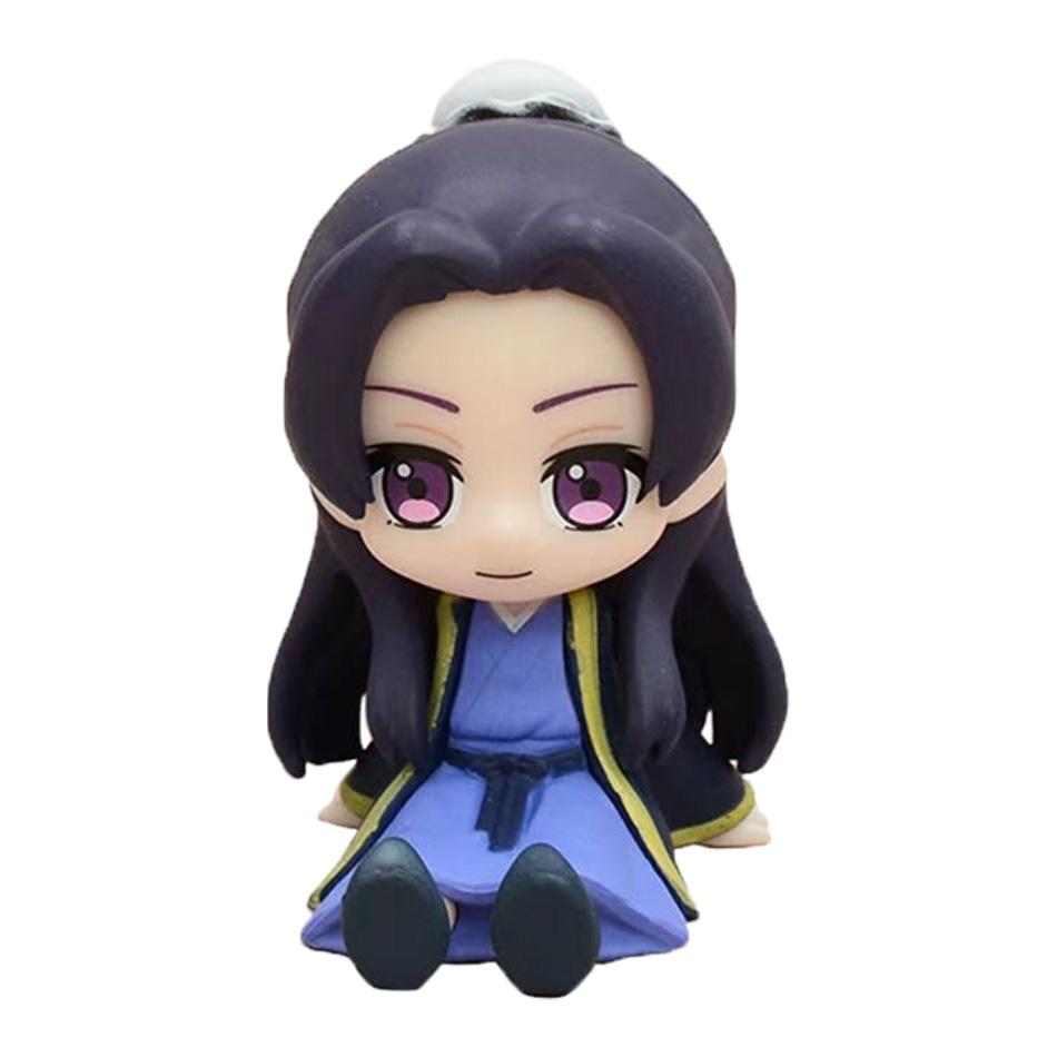 New 11CM The Apothecary Diaries Maomao Jinshi Mini Figure Anime Periphery Kawaii Sitting Toys Desktop Car Ornaments Model Gifts