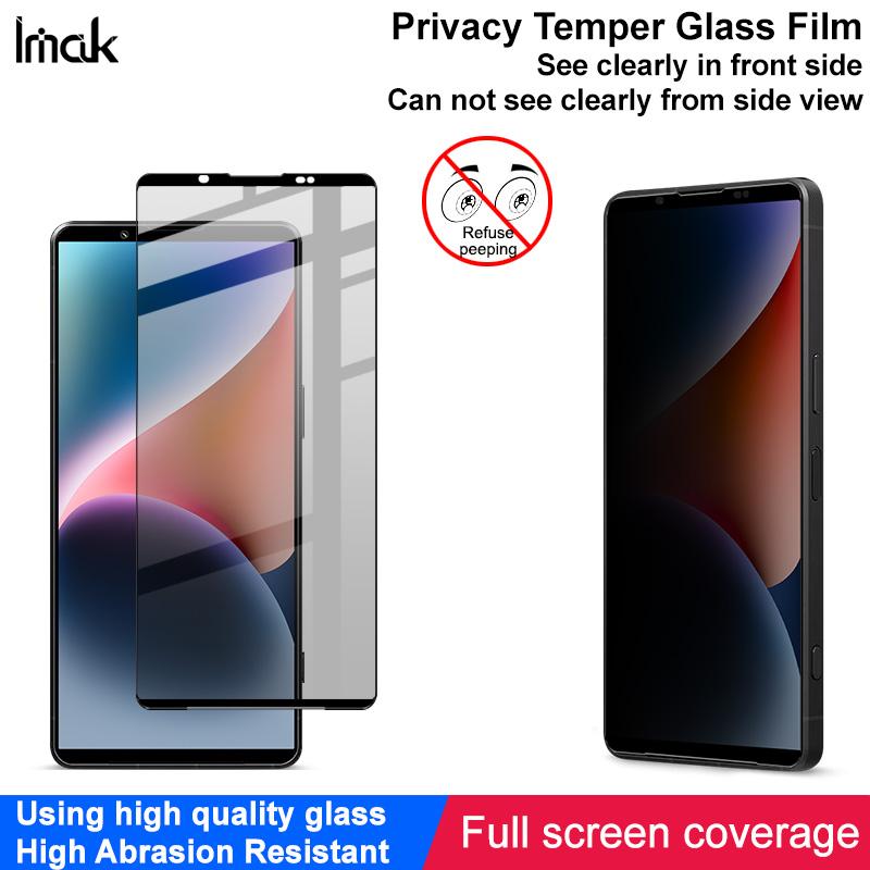 For Sony Xperia 1 VII Glass IMAK Privacy Temper Glass Full Screen Coverage Film