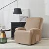 Cover For Relax Armchair With Extendable Footrest (4 Parts), Velvet, Beige, Cappuccino