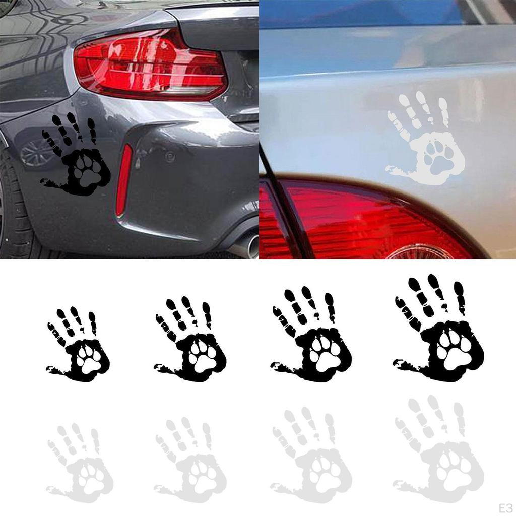 Creative Hand Prints Decal Sticker Decorative Art Decor Waterproof Ornament Paste PVC Print for