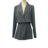 European and American Fashion Slimming Temperament Suit Two piece skirt Fashion Suit Short Skirt Set
