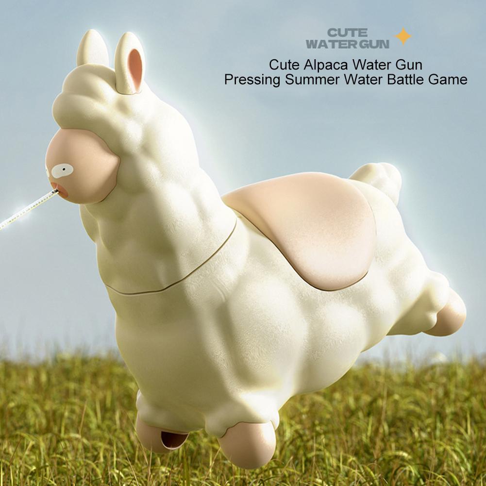 Children Cute Creative Alpaca Spray Water Gun Toys Summer Beach Pools Cartoon Sprinkling Water Toys For Kids Boys And Girls