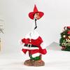 Christmas Porch Goose Figurine Outfit Statue Clothes Holiday Summer Outside Decor