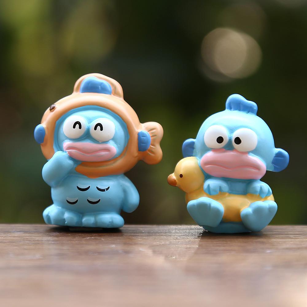 דג מכוער חמוד משרף צעצוע אספנות בקופסה עיוורת מושלם לקישוט בית יצירתי