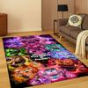Alfombra de Dibujos Animados Freddy F-FNAF 3D para Hogar Dormitorio Sala de Estar Sofá Felpudo Decoración, Alfombra para Zona Infantil Jugar Alfombrilla Antideslizante Regalo