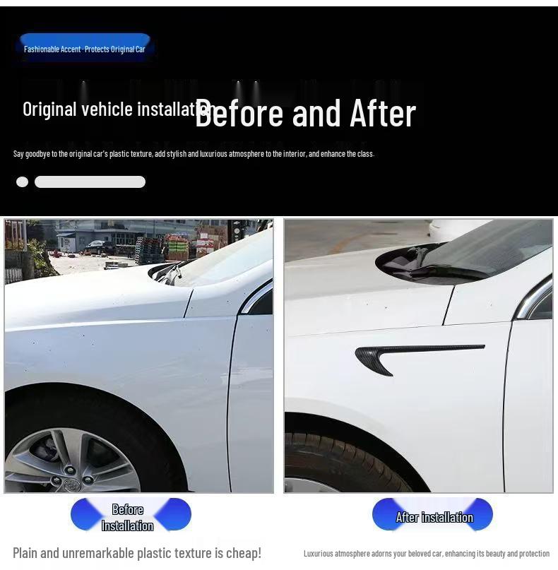 Emblema de Para-lama Mercedes AMG: Compatível com Classe A, Classe B, Classe C, Classe E. Adesivo Protetor de Para-lama Modificado.