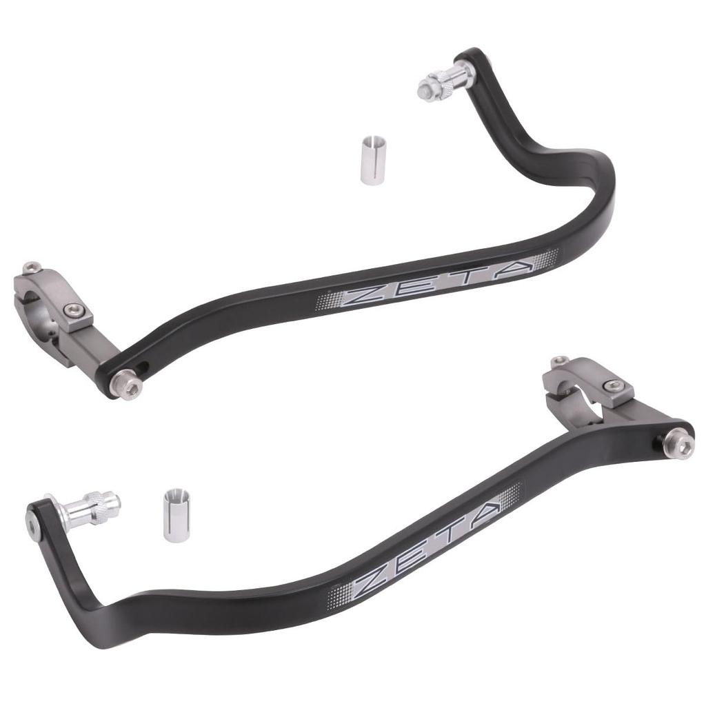 ZETA RACING Armor Hand for Large Diameter Fits Handlebar Inner Diameters Aluminum Doorknob Dirtfreak F5293 Guards, Bend, Black, (28.6mm) Handlebars,