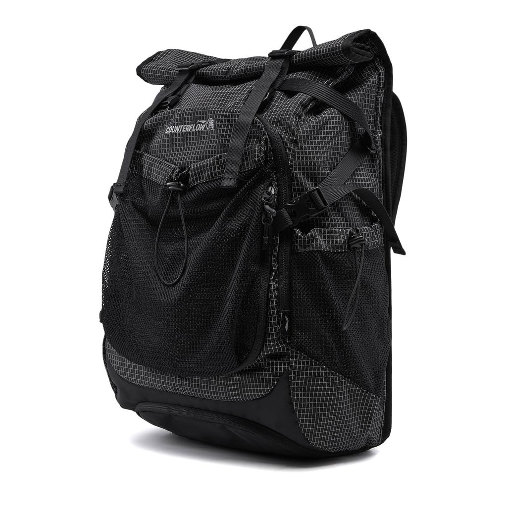 Li Ning Outdoor CF Tracing Nylon Backpack Unisex Black ABSW217-1