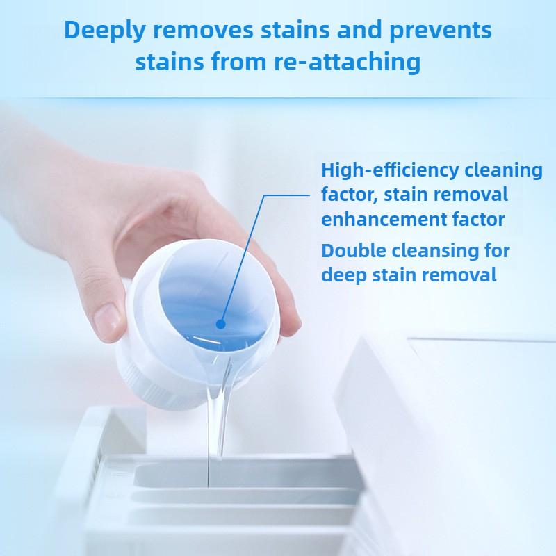 1Pcs 2 Kg Lavender Fragrance Laundry Detergent Liquid for Washing Clothes Large Capacity Antibacterial Clean Laundry Detergent