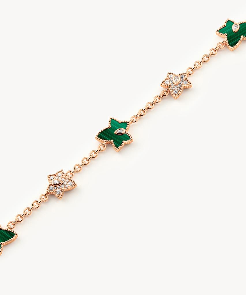 Lola Rose Ivy Malachite Cubic Multi-Pendant Women'S Chain Bracelet