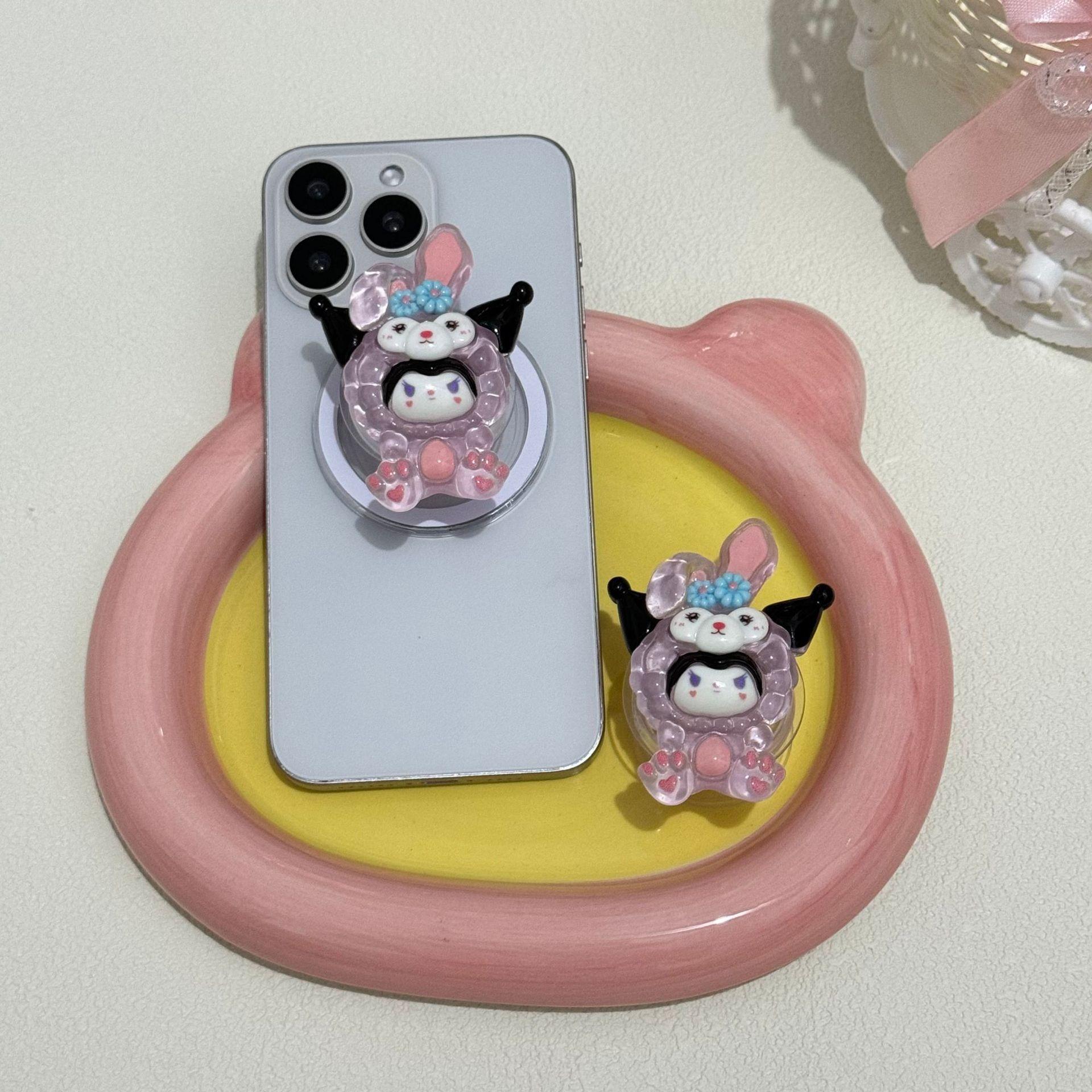 

Girly Melody Magnetic Phone Stand – Cute, Rotating, and Convenient Holder for Cushion and Headset. Expandable Holder (OPP Bag)