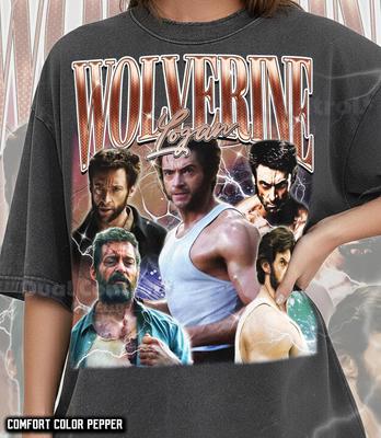 Wolverine Logan Comfort Colors® Shirt, Wolverine Logan Vintage Tee, Wolverine Logan 90s Tshirt, Retro Tee, Bootleg, Mutant, X, Hero #Saf