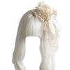 Anime Style Hat Hair Clip for Female Lace Flower Hat Hairpin Unisex Costume Hat Fascinator Hat Halloween Party Supply