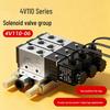 4V110-06 Pneumatic Solenoid Control Valve for Pattern Sewing Machine with 24V, 220 Manifold Base, and Cylinder Valve Island
