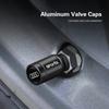4Pcs Car Emblem Wheel Tire Valve Caps Covers Car Accessories For 2x1 Quattro A1 A2 A3 A4 A5 A6 A7 A8 Q1 Q2 Q3 Q4 Q5 Q6 Q7 Q8 TT 6q