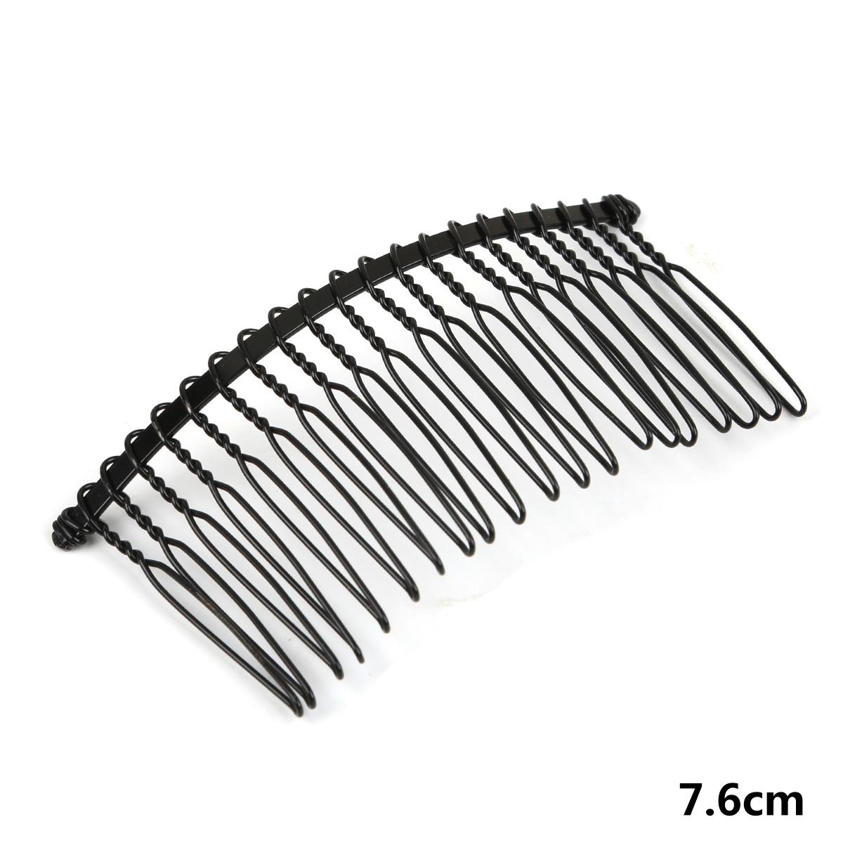 

Утюг разных размеров, расческа для волос, заколки для волос, заколки для волос, DIY ювелирные изделия, украшения для волос, аксессуары, основа 7.6cm 1pc чёрный