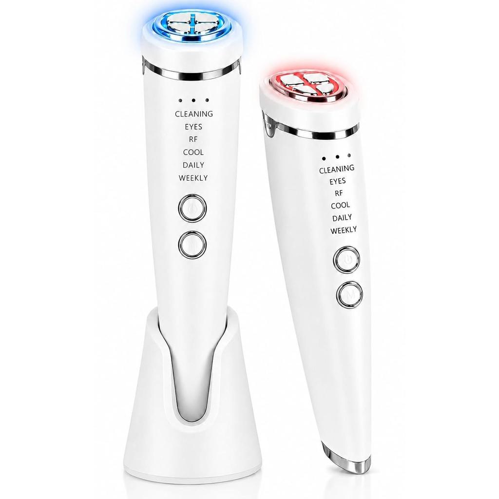 2026 LatestEMS Enhancement1 Device 22 FunctionsFacial EMSRF Multifunctional Warm Cool LED Light Care Pore Cleansing Moisturizing Anti-Aging Facial Ion