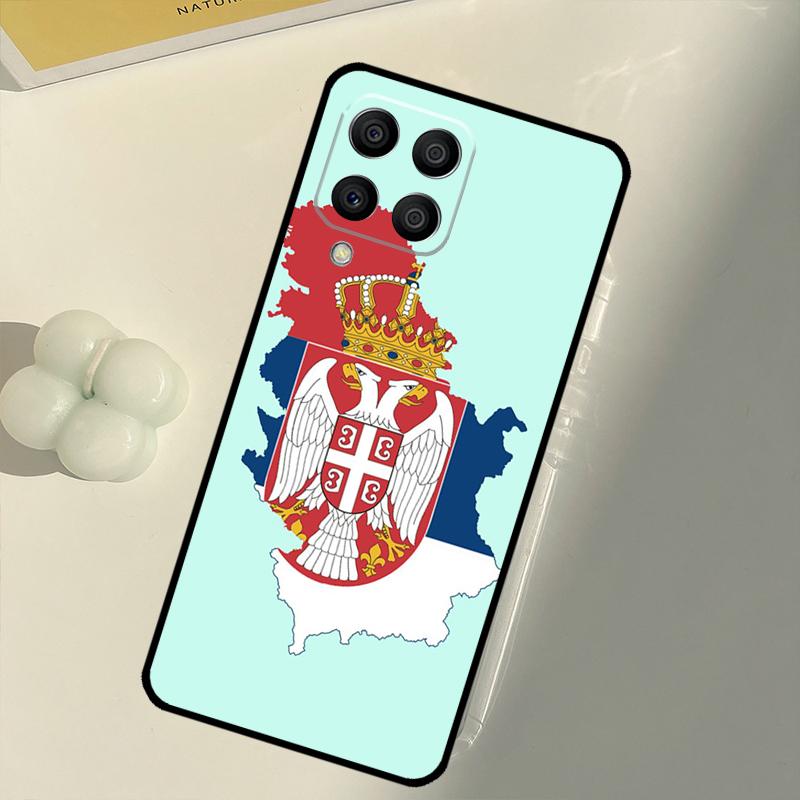 Serbia Flag For Samsung Galaxy M31 M16 M11 M21 M13 M33 M35 M53 M55 M15 M14 M34 M54 M12 M32 M52 M06 Case