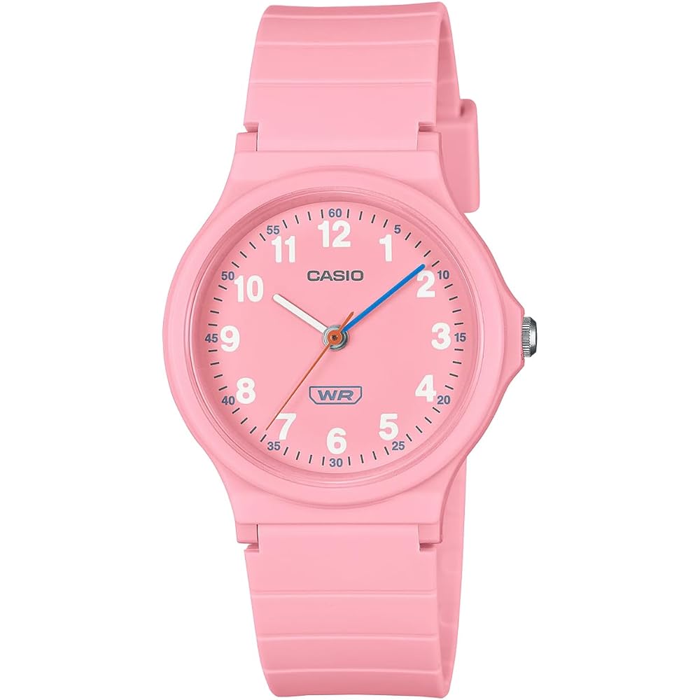 [Casio] CASIO Analog Women s and Kids  Watch, Cheap Casio LQ-24B-4B, Biomass Plastic Band, Pastel...