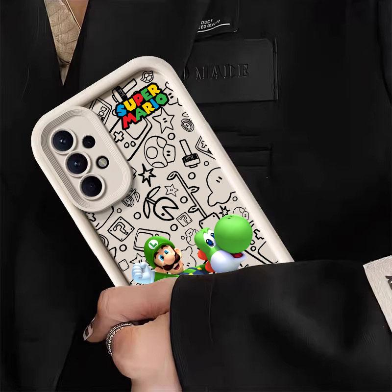 Super-Bros Case For Samsung Galaxy A55 5G Case A35 A13 A54 A53 A52 A34 A33 A32 A21S A14 A23 A24 A12 A51 A71 Phone Cover M-Marios