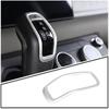PIUGILH Gear Shift Knob Cover Compatible with Land Rover Defender 90 110 130 2020 2021 2022 2023, Car Center Gear Shift Cover Trim Accessories