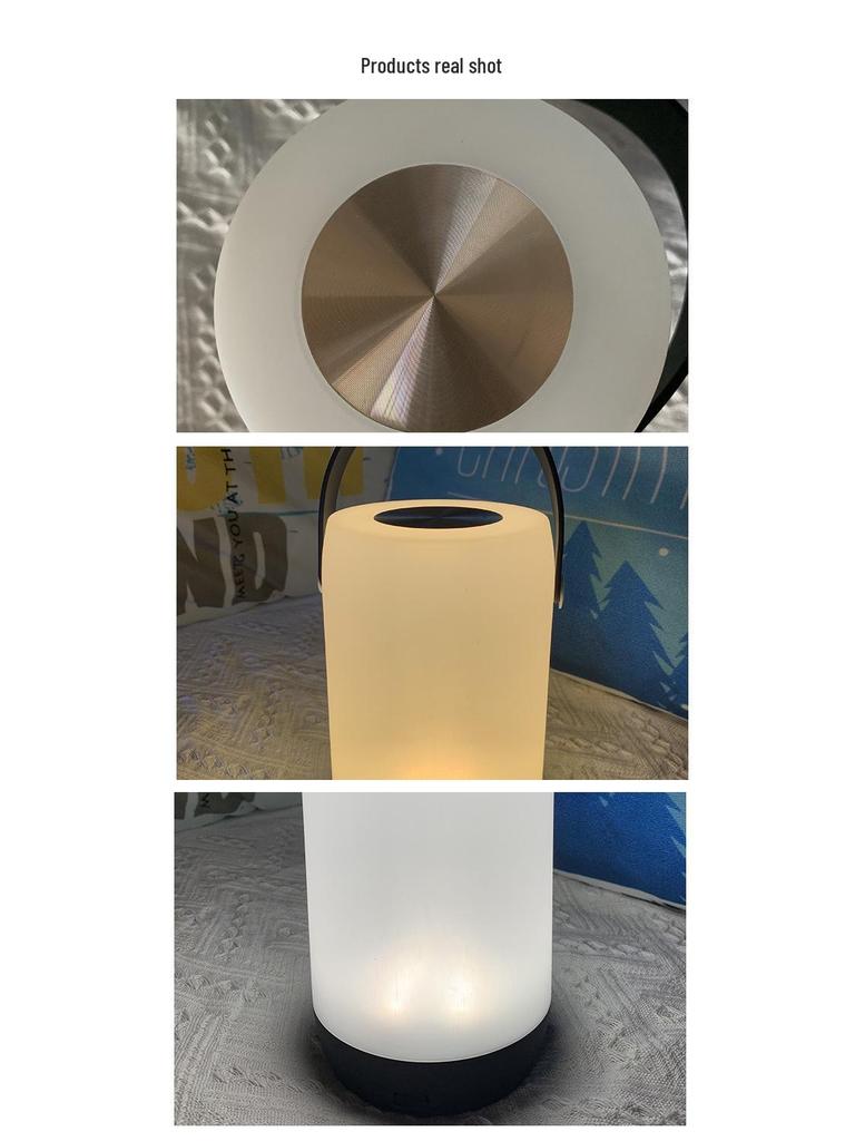 Portable Waterproof LED Table Lamp with Type-C Fast Charging for Outdoor & Bedroom Use