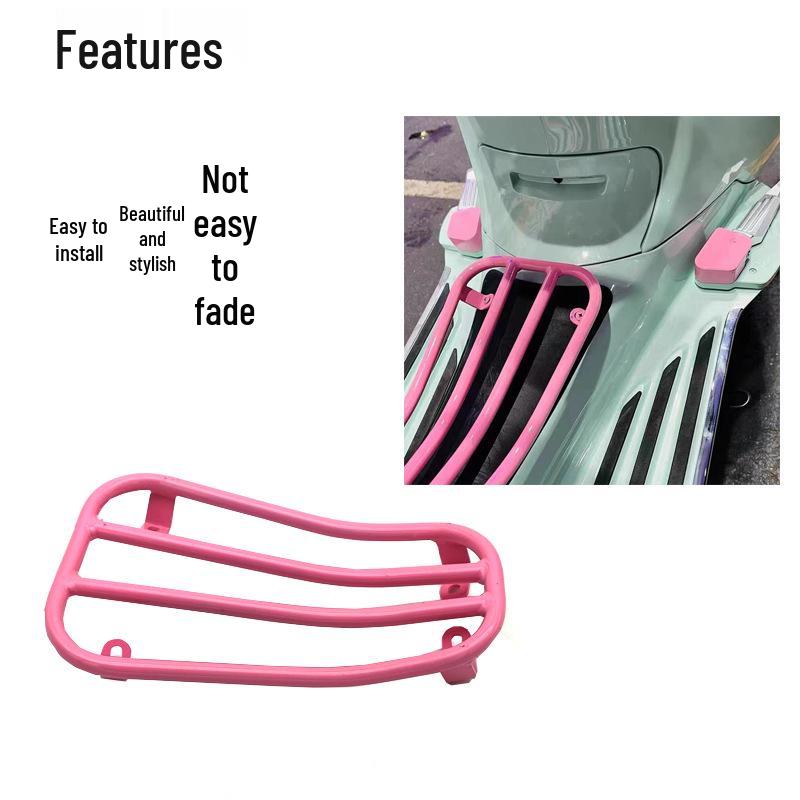 VESPA Sprint 150 Decorative Accessories: Colorful Barbecue Rack & Footrest Luggage Rack