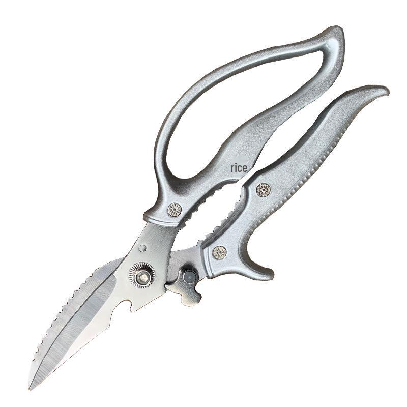 Stainless Steel Kitchen Scissors for Fish, Barbecue, and Poultry Bone Cutting