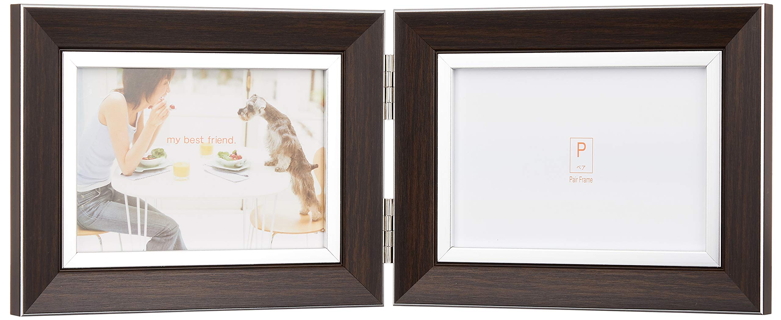 

VANJOH Photo Frame Pair LW [Large x 2 Frames] Horizontal, Dark Brown, PF-LWY-DB
