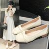 French with Skirt Single Shoes Gentle Evening Breeze Grandma Shoes Fashion Fairy Wind Mary Jane Shoes Female Summer Autumn