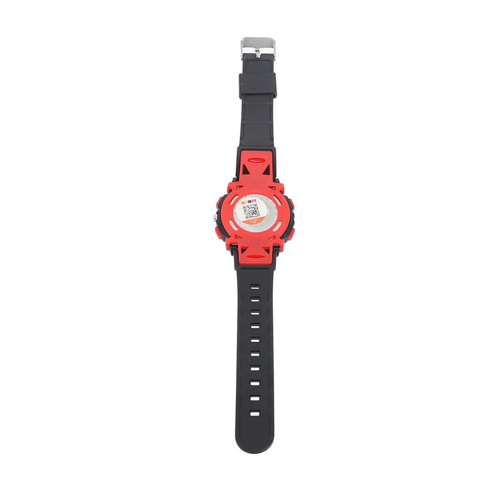 Children Digital Watch Waterproof Dual Movement Multifunctional Soft PU Strap LED Watch