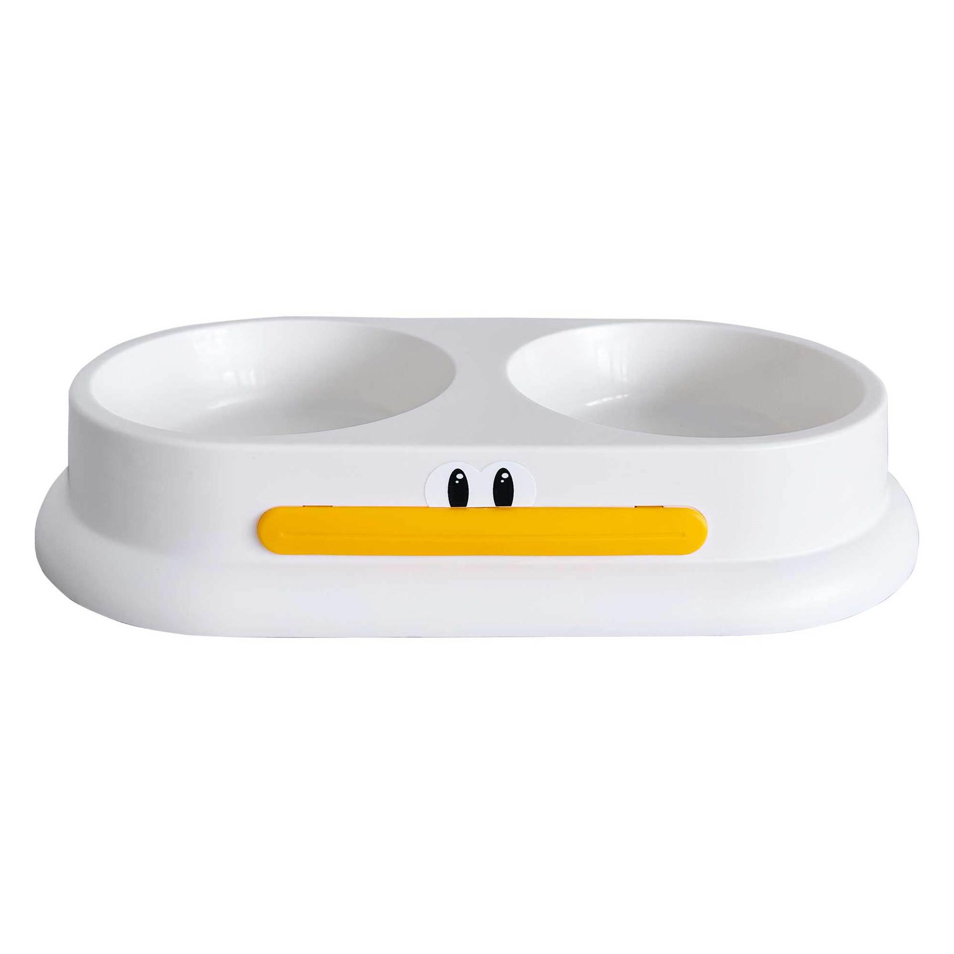 Anti-slip Stainless Steel Large Double Dog & Cat Bowl
