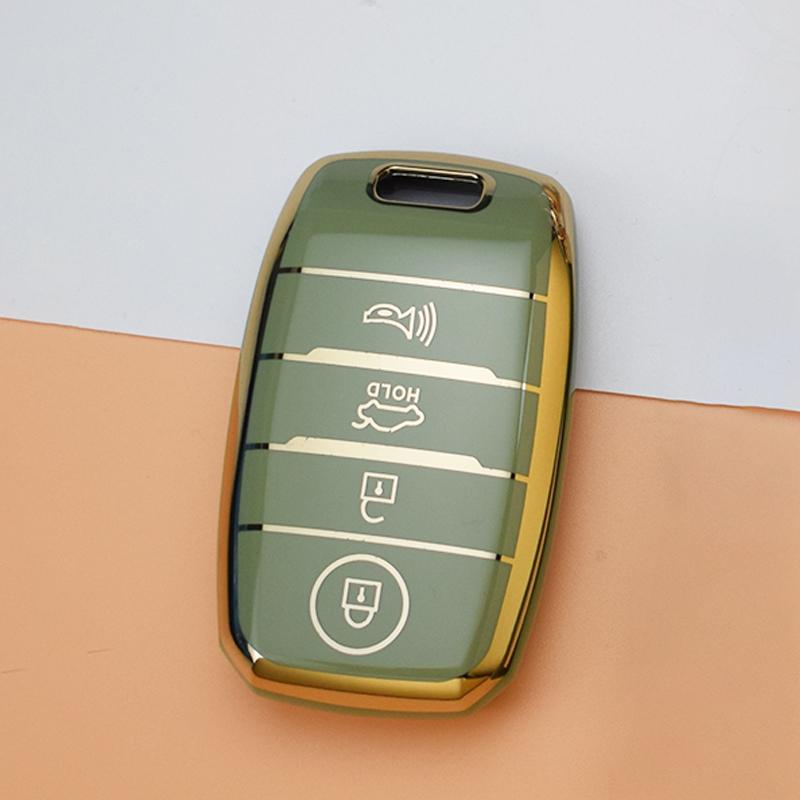 

New 3 4 Button Tpu Car Key Case Cover For Kia Sportage Cerato Optima K2 K3 K4 K5 Rio Picanto K2 Soul Sorento Ski Sedona Key Case