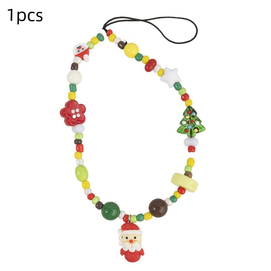 New Christmas Tree Santa Claus Keychain Pendant