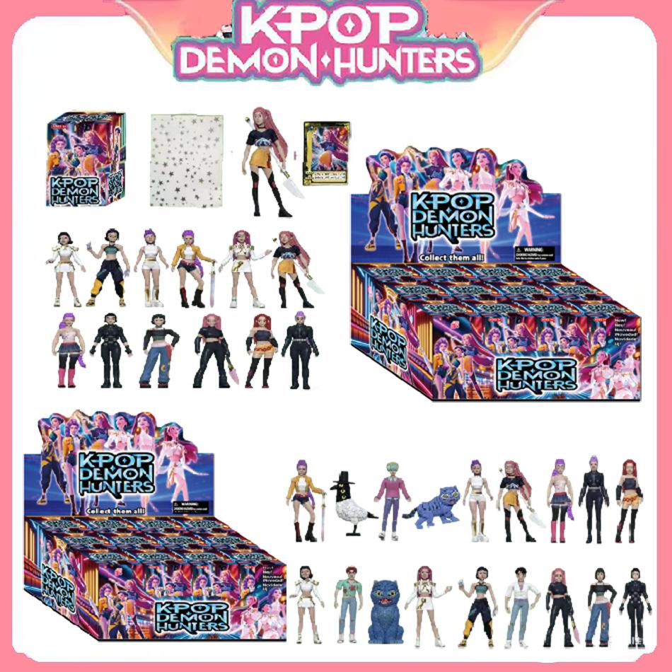 2 Stil Kpop Dämonenjäger Actionfigur Blindbox Spielzeug Derpys Tiger Rumi Mira Zoey Sussy Figur Puppe Für Fans Geschenk Mystery Spielzeug