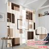 2pcs  2D plane printing Light Filtering Curtains Geometric Symmetry Durable Polyester (without rod) Art Deco Festive Ldeal for