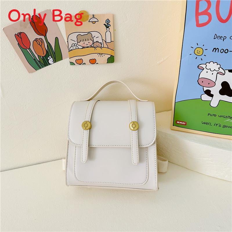 Kids Vintage Closure Backpack With Animal Pattern And Polyester Lining For School And Outings Style 1