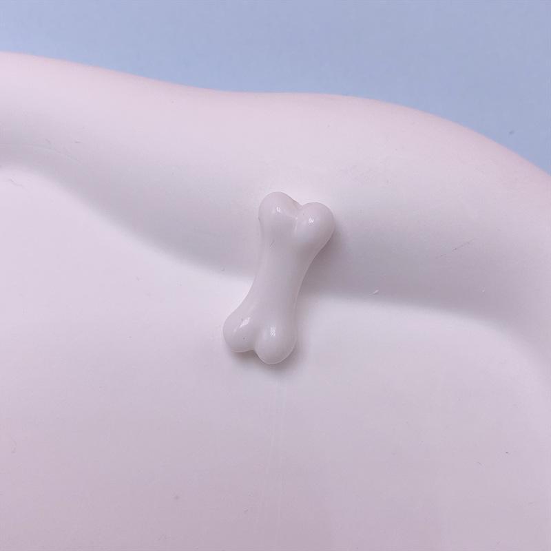 Z05 50pcs 18mm Interest Bone Shape Acrylic Beads Loose Spacer Beads Handmade Jewelry Making DIY Bracelet Earrings Accessories