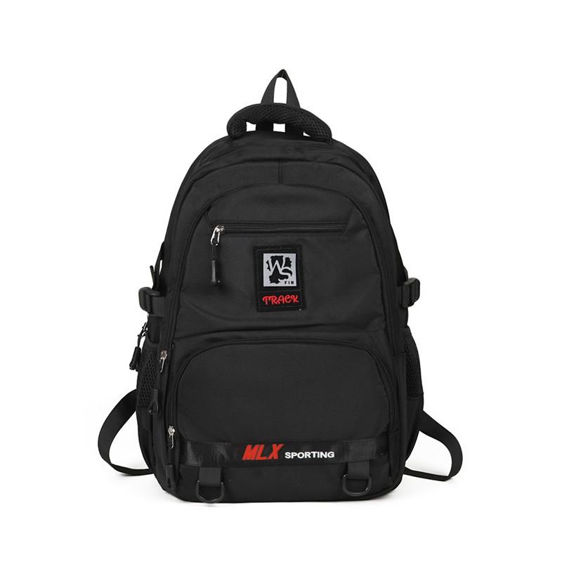 Lightweight Nylon School Backpack Teens - Minimalist Design Breathable Ergonomic Shoulder Straps Durable Travel Bag