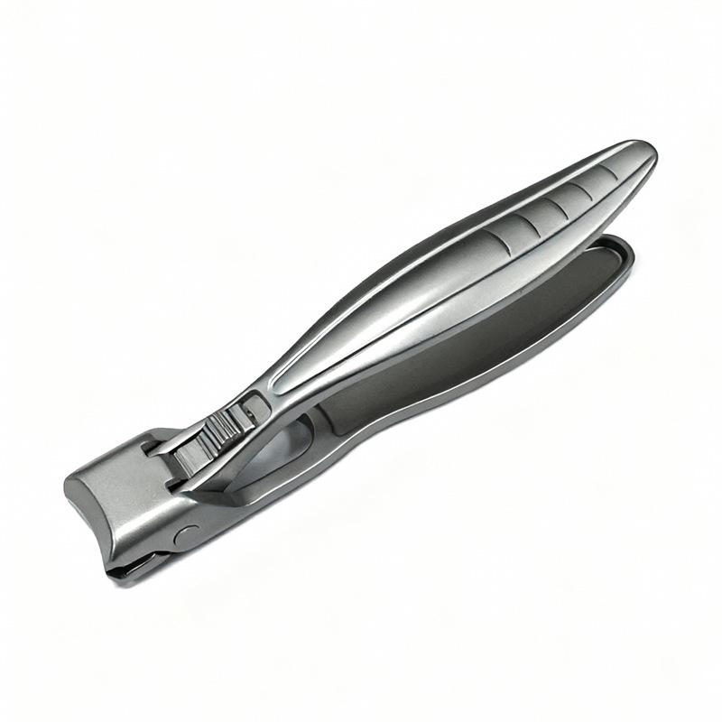 Safety Steel Nail Clippers Set with Large True Mouth Buckle & Secondary Opening