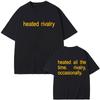 Heißes Duell Heiß die ganze Zeit Grafik T-Shirt Herren Damen Kleidung Mode Lässig Kurzarm T-Shirts Männlich Baumwolle T-Shirts