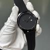 New Stylish Elegant Unisex Quartz Watch Stainless Steel Alloy Dial Silicone Magnetic Strap 3Atm Waterproof Sport Watch