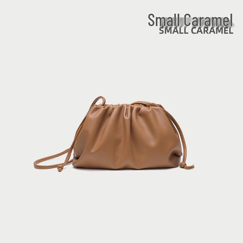 High-End Textured Cloud Dumpling Women's Shoulder Bag - Niche Pleated Design