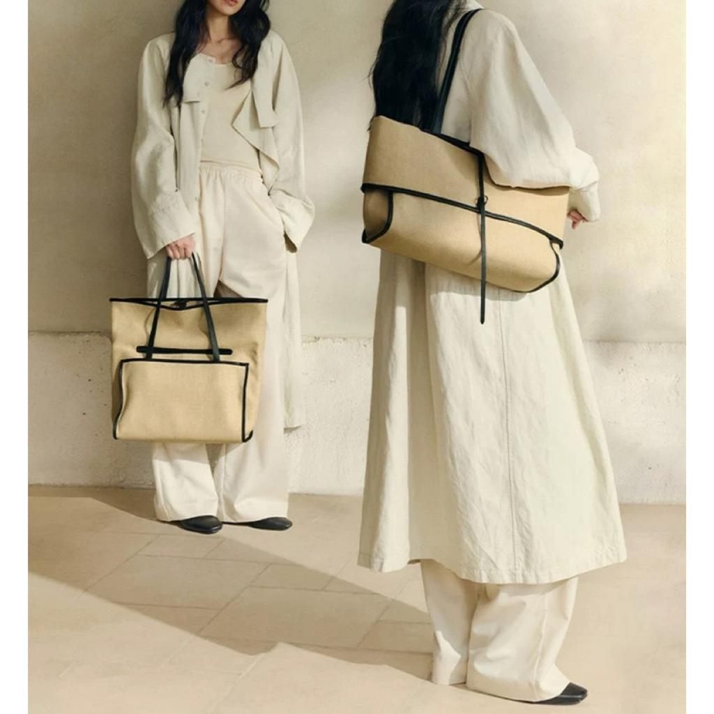 Bolso de Lona con Diseño de Nicho Pequeño para Mujer, Lujo Ligero, para Viajes Diarios Ligeros, Bolso de Hombro de Gran Capacidad