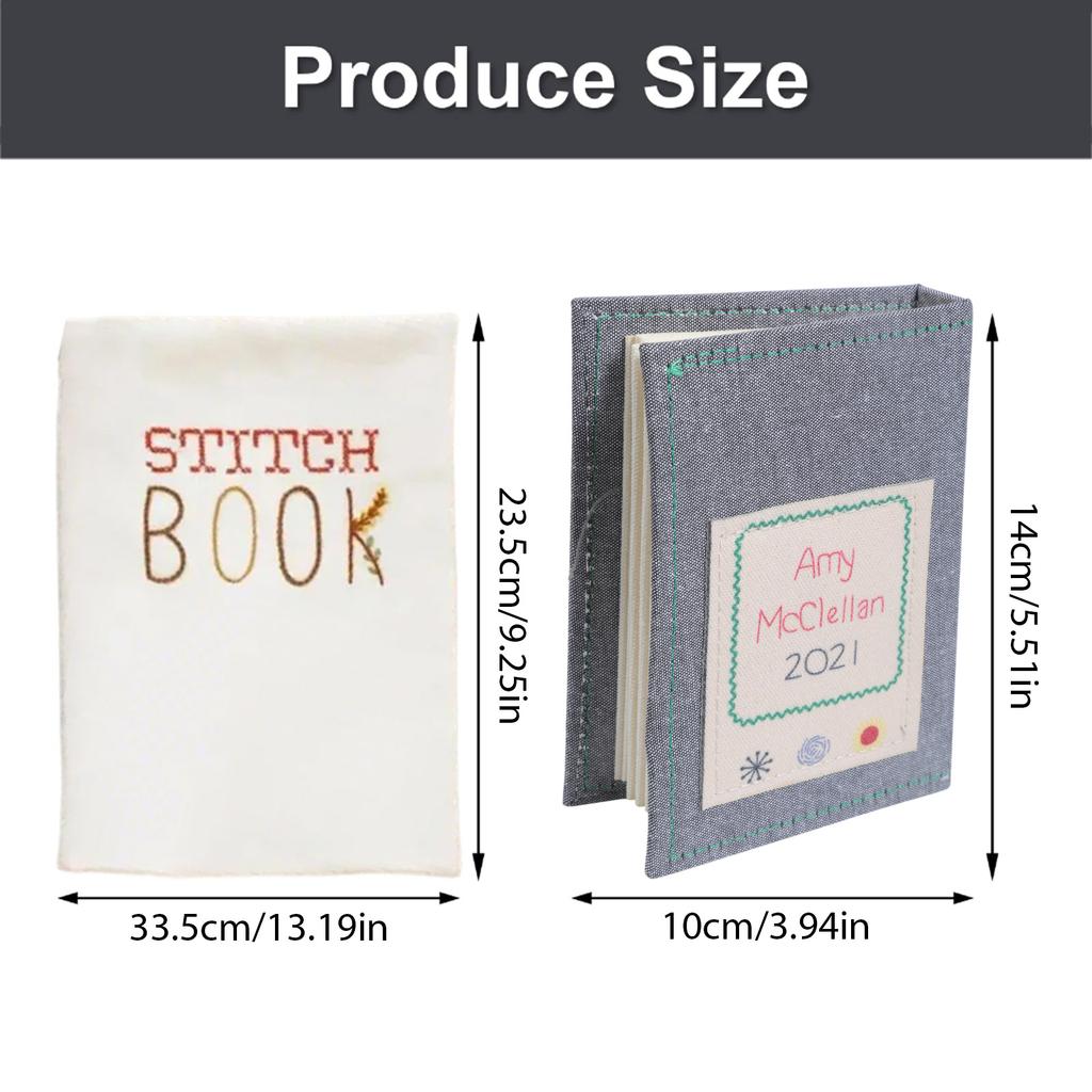 Bärbara Broderiböcker Kreativ Sömnadsbok Broderistygnbok Sömnadstillbehörssatser Förbättra Sömnadsfärdigheter