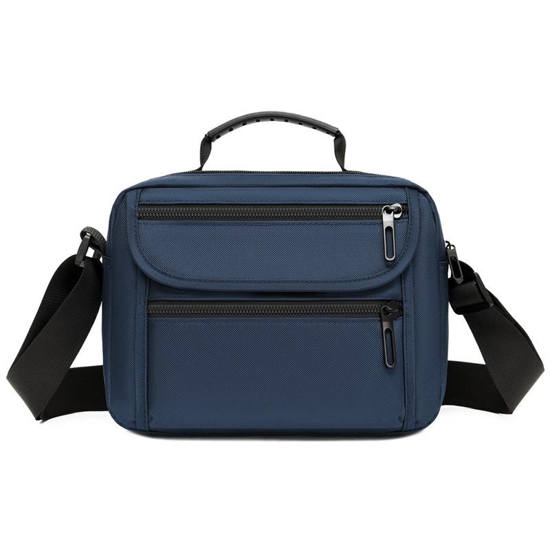 New Men's Bag Simple Trend Shoulder Messenger Bag Casual Men's Handbag Business Solid Color Shoulder Bag